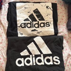 Men’s 3x Adidas Monochrome Logo T-Shirts